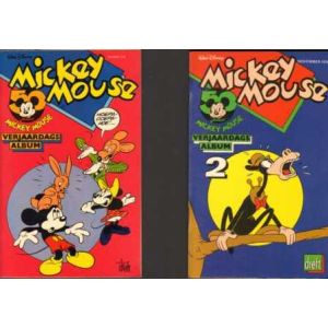 MICKEY MOUSE: SET: VERJAARDAGS ALBUM 1 EN 2