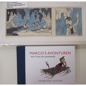 LAMSWEERDE, VAN, FRANS: MARCO'S AVONTUREN (LUXE UITGAVE MET ORIGINELE PAGINA)