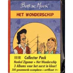 BOB DE MOOR COLLECTORS PAKKET: 02: NONKEL ZIGOMAR + HET WONDERSCHIP