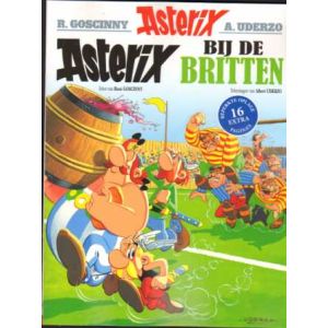 ASTERIX: 08: BIJ DE BRITTEN (MET EXTRA DOSSIER)