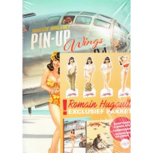 PAKKET: PIN UP WINGS 04 + ANGEL WINGS 03 + 4 DISPLAYS + GESIGNEERDE PRENT (HC)