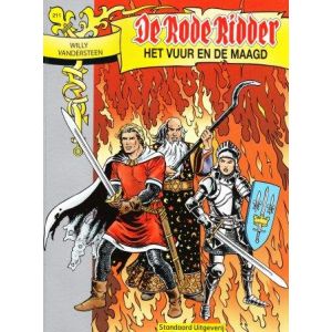 RODE RIDDER: 211: VUUR EN DE MAAGD (TEKENING, GESIGNEERD)